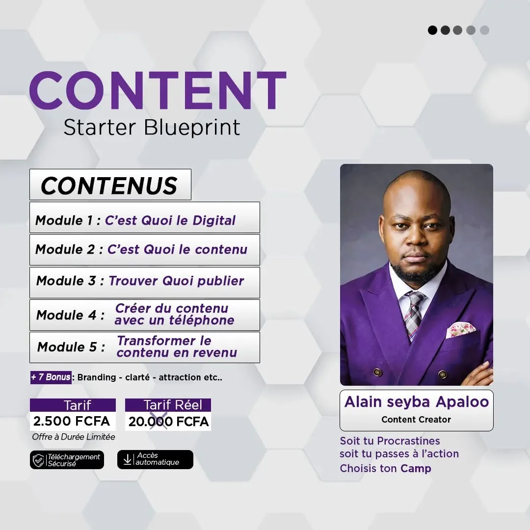 Content Starter Blueprint